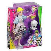 Лялька Барбі Екстра Стильна Модниця Мерехтливий образ - Barbie Extra Style з довгим волоссям GVR05, фото 9