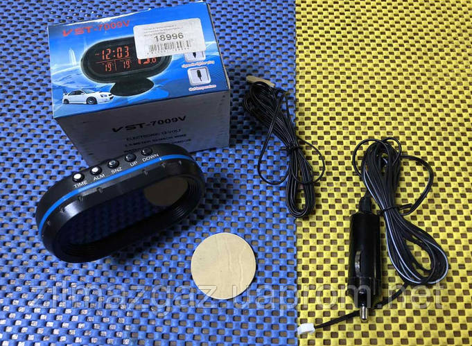 Часы электронные с датчиком температуры и вольтметром (ID#625294829 ...