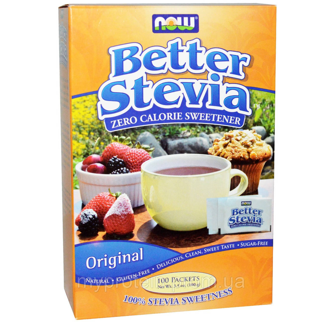 Замінник харчування стевіа Better Stevia 45 packets (45 g)