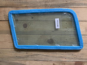 Скло лівих дверей (форточка) Komatsu 11 20Y-53-12850 Ліві двері, верхні, висувні