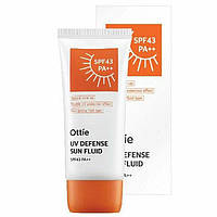 Сонцезахисний крем із легкою текстурою Ottie UV Defense Sun Fluid SPF43/PA++ 50 мл