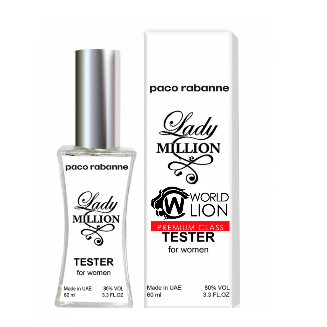 Тестер Paco Rabanne Lady Million жіночий, 60 мл, фото 1