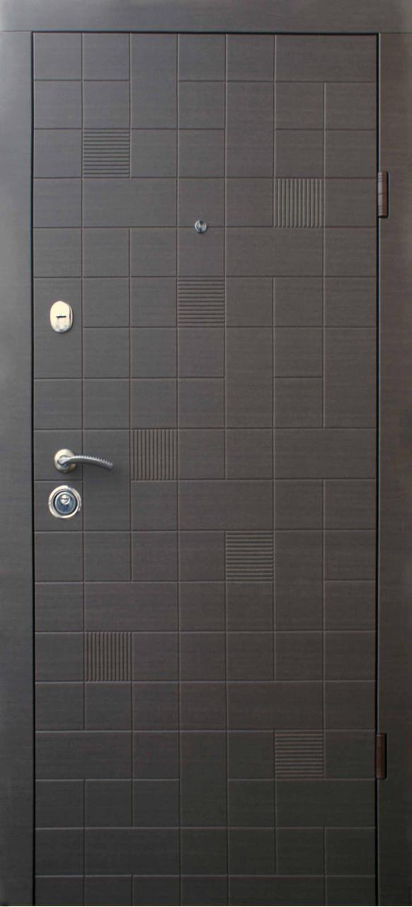 Вхідні двері Qdoors Еталон Каскад венге сірий горизонт