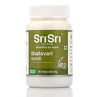 Шатаварі 500 мг, Шрі-Аюрведа, Shatavari, Sri Sri Ayurveda, 60 таб.