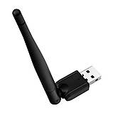 USB міні WiFi адаптер для ПК, ТВ приставок T2, чіп Ralink MT 7601, фото 5