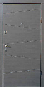 Вхідні двері Форт М Еталон Нео венге сірий горизонт