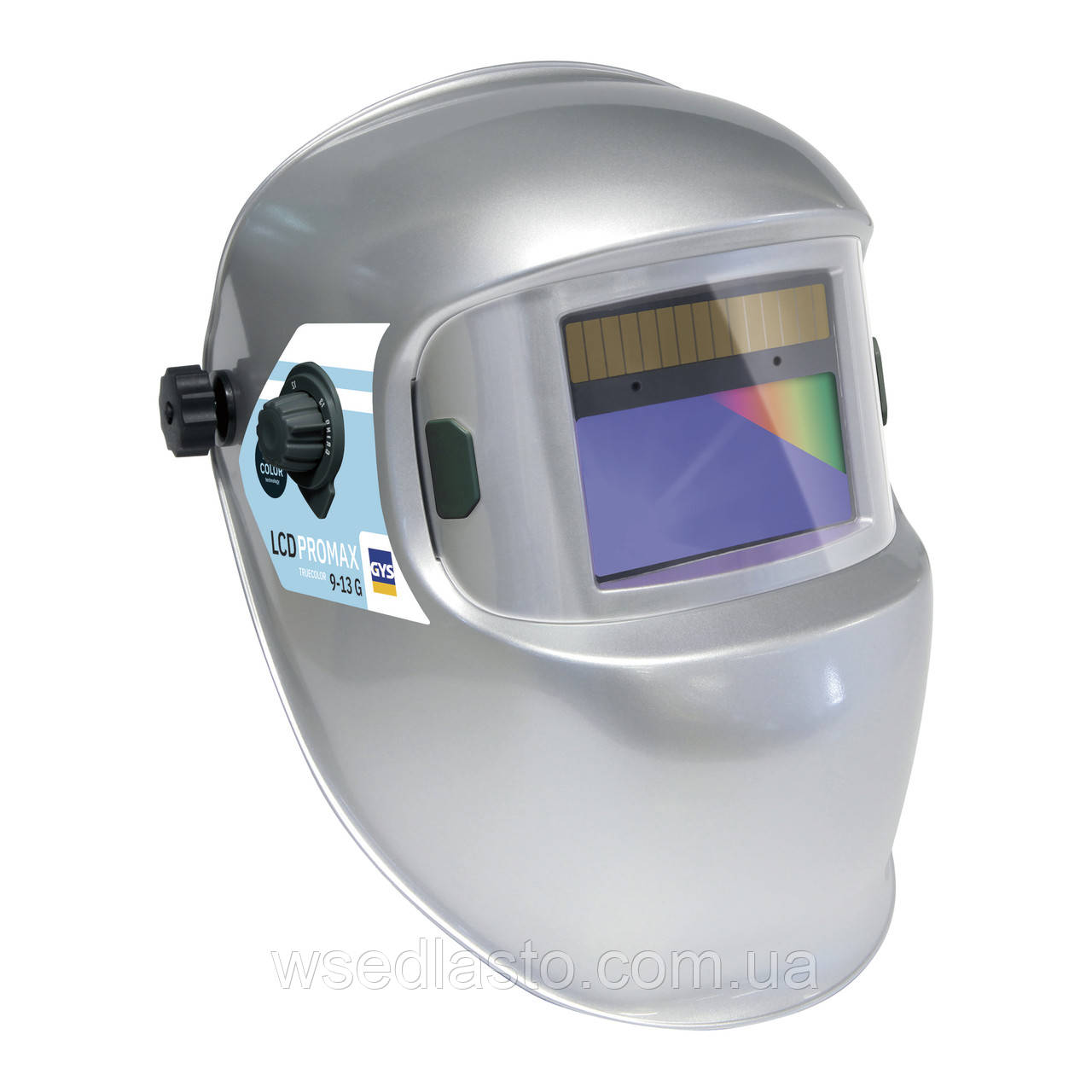 Зварювальна маска GYS PROMAX 5-9/9-13 G SILVER TRUE COLOR 045774