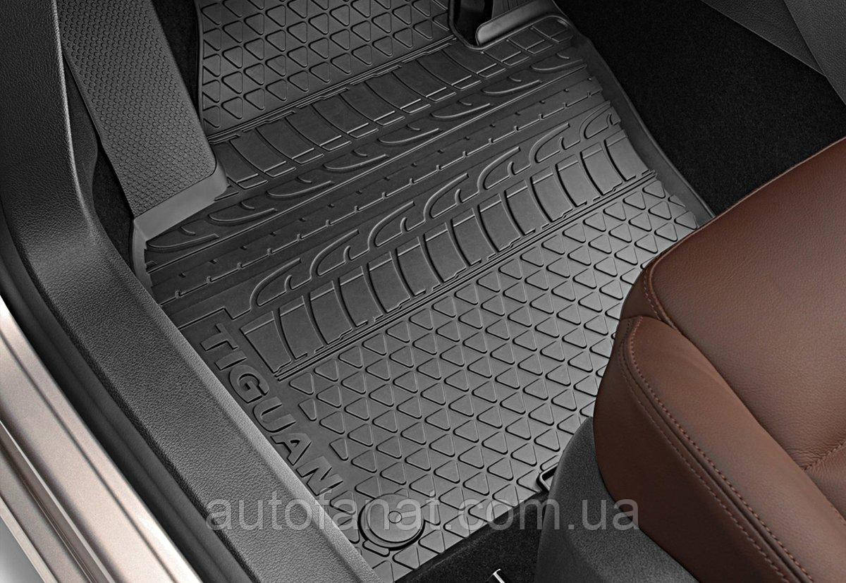 Килимки Volkswagen Tiguan (5N) (2007- 2016) у салон гумові оригінал (5N1061500A82V)