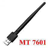 USB міні WiFi адаптер для ПК, ТВ приставок T2, чіп Ralink MT 7601, фото 3