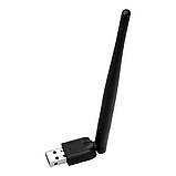 USB міні WiFi адаптер для ПК, ТВ приставок T2, чіп Ralink MT 7601, фото 4