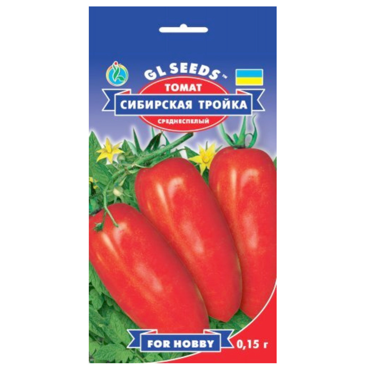 Томат Сибірська трійка 0.15 г Gl Seeds, фото 1