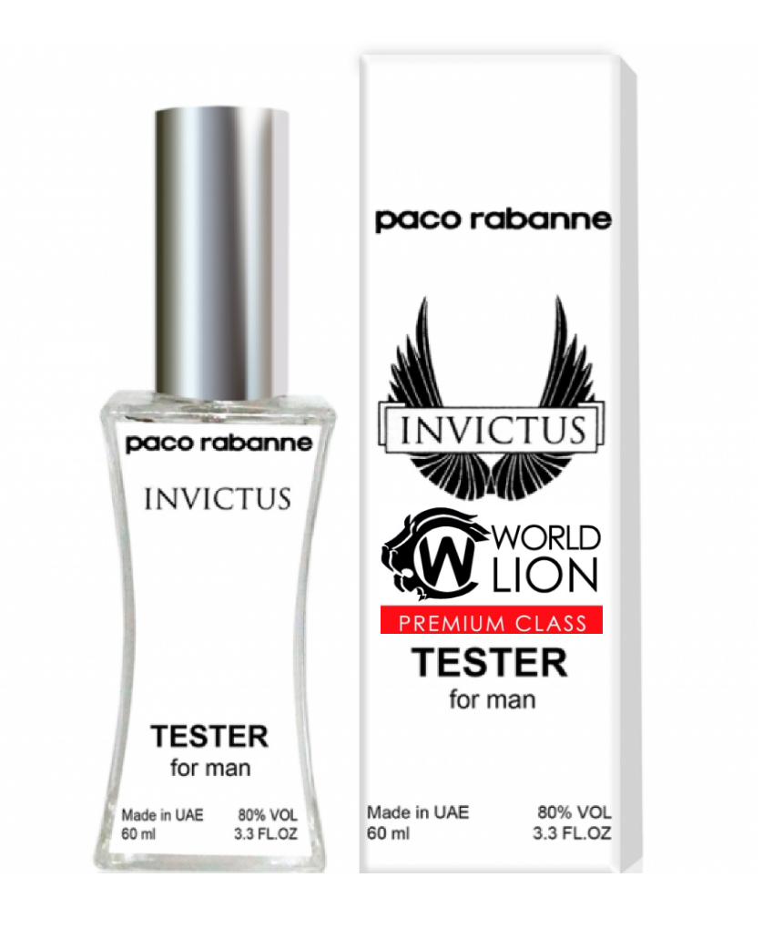 Тестер Paco Rabanne Invictus чоловічий, 60 мл, фото 1