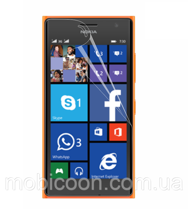 Гідрогелева плівка для Nokia Lumia XL (протиударна бронована плівка) Матова