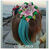 Бантики з пасмами на липучці, фото 3