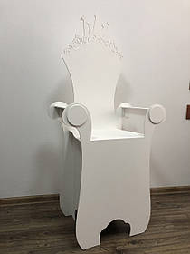 Дитяче крісло трон з дерева підвищений Manific Decor