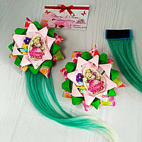 Бантики з пасмами на липучці