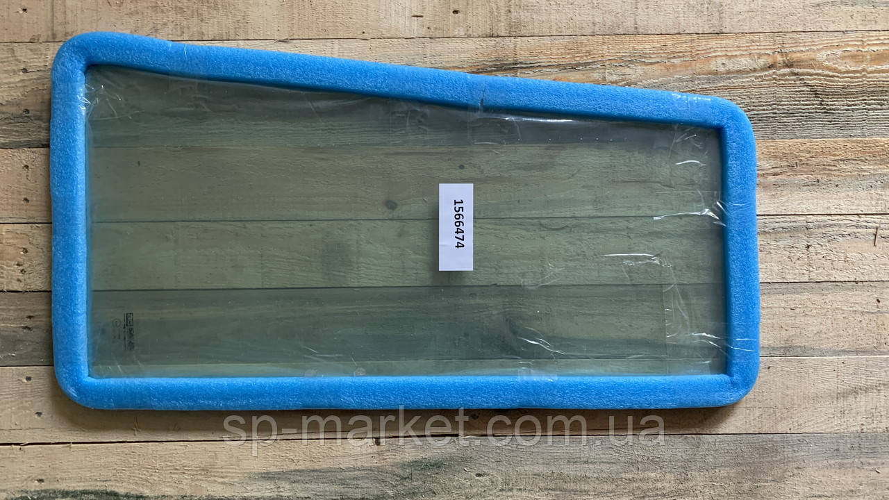 Скло дверей (форточка) CAT 312D 156-6474 Скло дверей верхнє заднє зсувне CAT 307D, 318C, 320D, фото 1