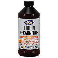 Жиросжигатель NOW Sports L-Carnitine Liquid 1000 mg, 473 мл Цитрус