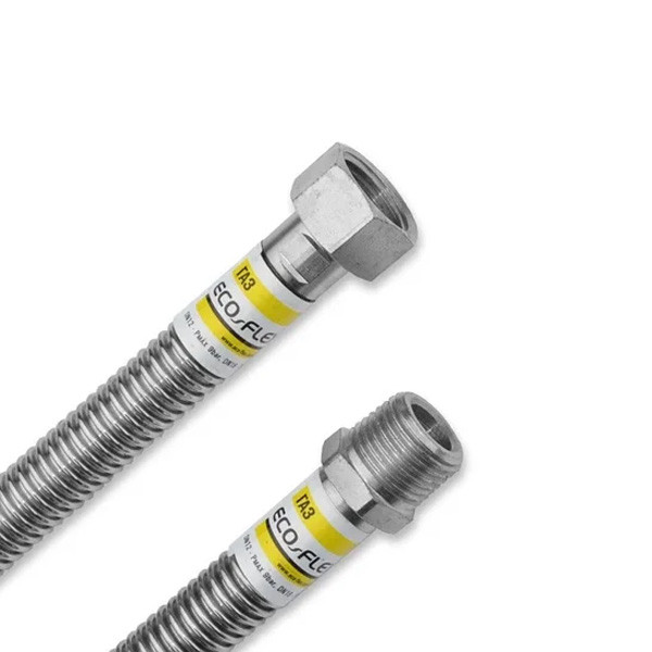 Сильфонний газовий шланг EcoFlex L-50 см D 1/2 ГШ