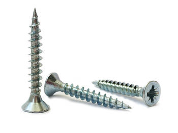 Шуруп по дереву універсальний білий 3 х 12 мм (1000 шт.)