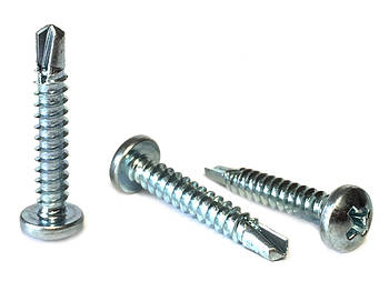 Саморіз по металу з напівкруглою головкою зі свердлом 3,5 х 9,5 мм (1000 шт.)