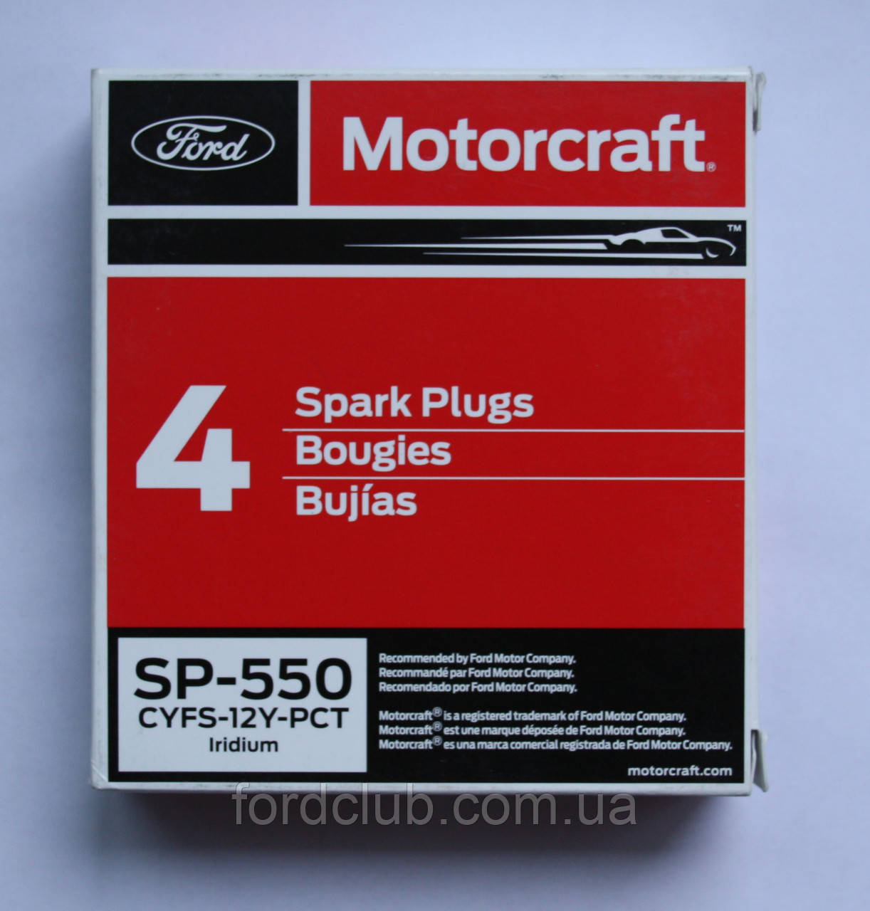 Свічки Ford Mustang 2.3; Motorcraft SP-550