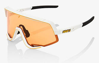 Окуляри 100% Glendale Sunglasses (Soft Tact Off White), Orange Lens