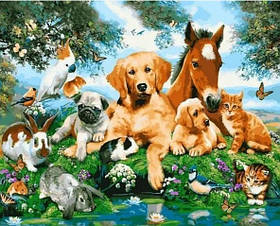 Тварини - картини за номерами