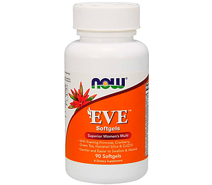 Нау фудс Єва Now Foods Eve 90 гелевих капсул
