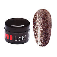 Гель-лак с блестками #5 Жидкая слюда PRO-Laki (Медный жемчуг) 6ml