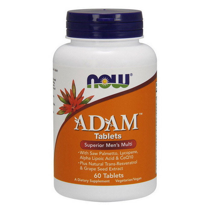 Чоловічі вітаміни АДАМ Now Foods Adam 60 таблеток