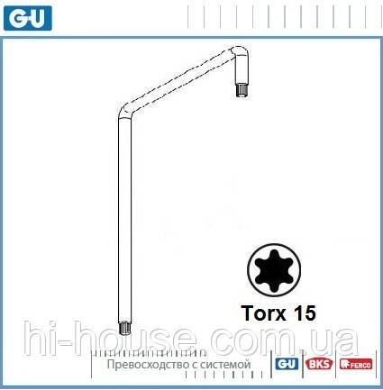 Ключ для регулювання фурнітури (Torx 15 "зірочка")