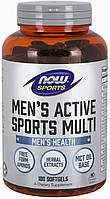 Now Foods Men's Active Sports Multi 180 гелевых капсул