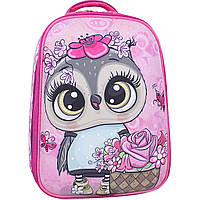 Рюкзак школьный для девочки Turtle 17 л. 76-59 розового цвета для начальных классов