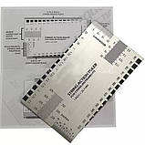 Гітарна вимірювальна лінійка для класичної гітари електрогітари бас-гітари з неіржавкої сталі, фото 6