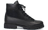 Черевики чоловічі зимові шкіряні взуття на хутрі Rosso Avangard Taiga Ultimate Black, фото 2