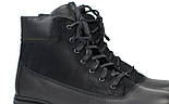 Черевики чоловічі зимові шкіряні взуття на хутрі Rosso Avangard Taiga Ultimate Black, фото 7
