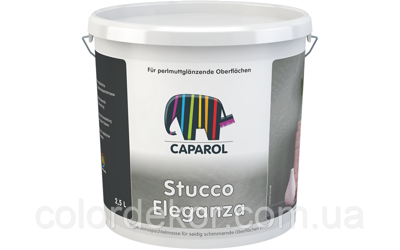 Шпаклівка з металевим ефектом Capadecor Stucco Eleganza (тонується) 2,5 л