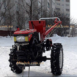 Мотоблок Forte МД-81Е LUX (фреза 1,2 м,) червоний