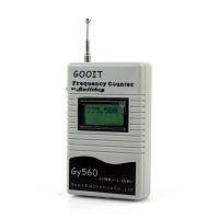 Частотомір аналогового сигналу бюджетний для діапазону частот 50 МГц - 2.4 ГГц з LCD екраном GOOIT GY-560