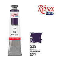 Фарба олійна, Фіолетова, 60мл, ROSA Studio