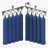 Киснева Рампа на 10 балонів (газова перепускна), фото 7
