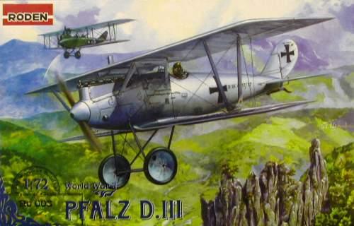 Пластикова модель 1/72 Roden 003 Німецький винищувач Pfalz D.III, фото 1