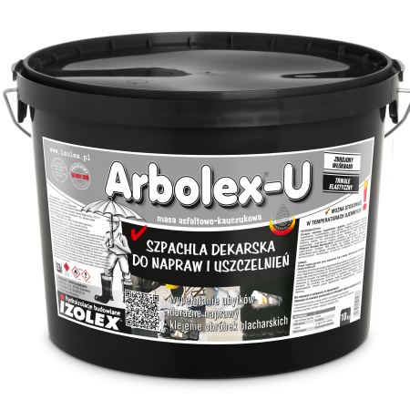 Покрівельна шпаклівка для ремонту стиків, швів і примикань ARBOLEX U 1 кг