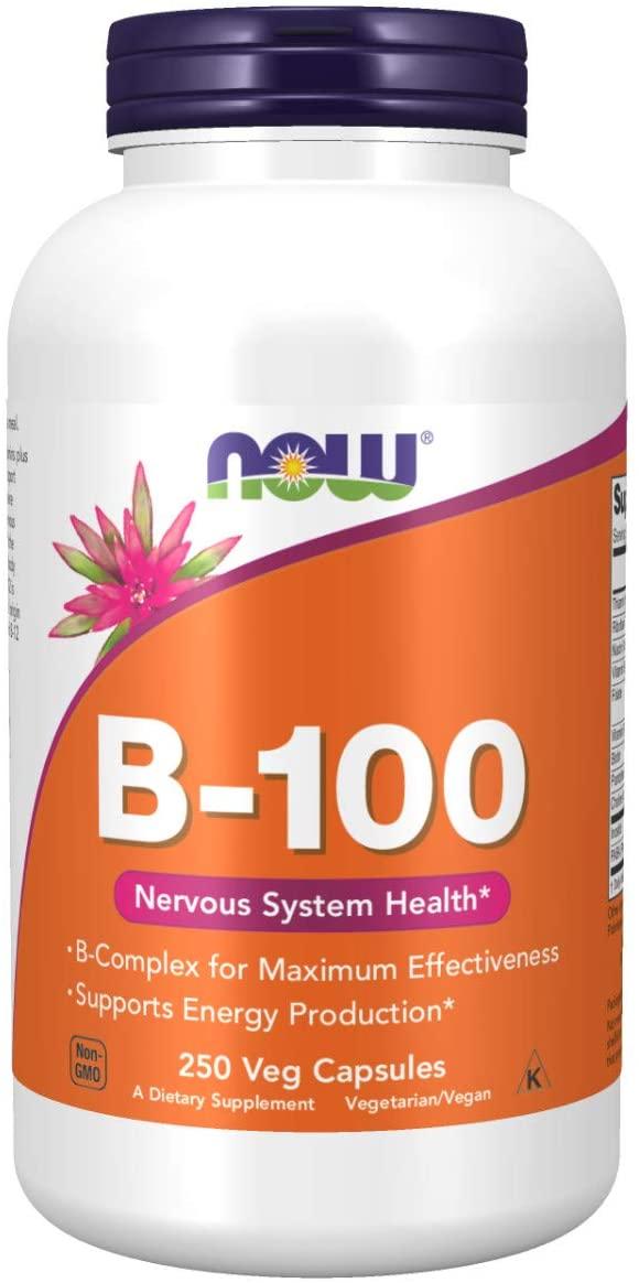 Вітамін Б нау фудс Now Foods B-100 250 капсул