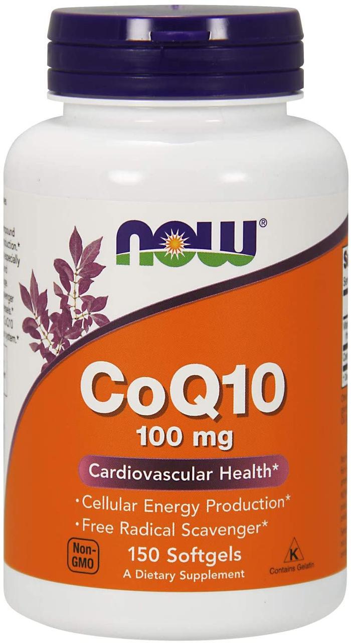 Now Foods CoQ10 100 mg 150 гелевих капсул
