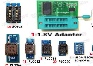 7 адаптерів для програматора MiniPro TL866