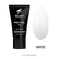 Полигель Siller White 30г (белый)