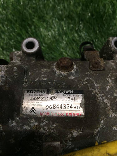 КОМПРЕССОР КОНДИЦИОНЕРА Ситроен ц4 2007-2013 КОМПРЕССОР КОНДИЦИОНЕРА ...