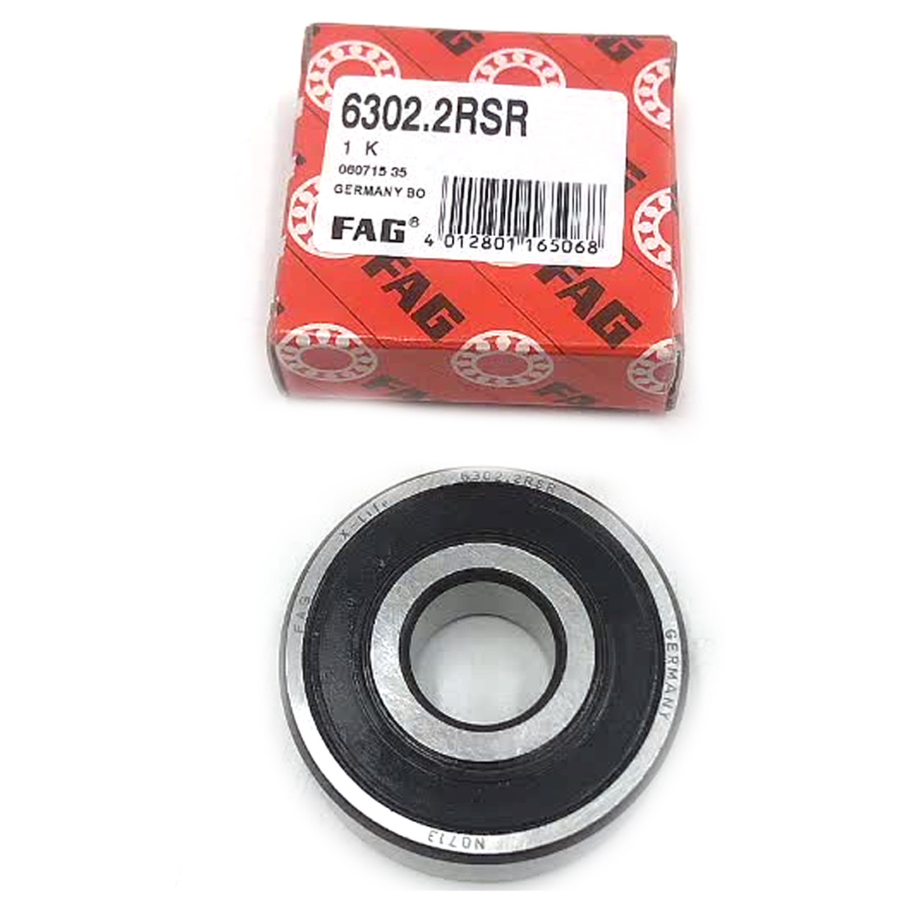 Підшипник 6302-2RSR | 180302 FAG размеры 15x42x13